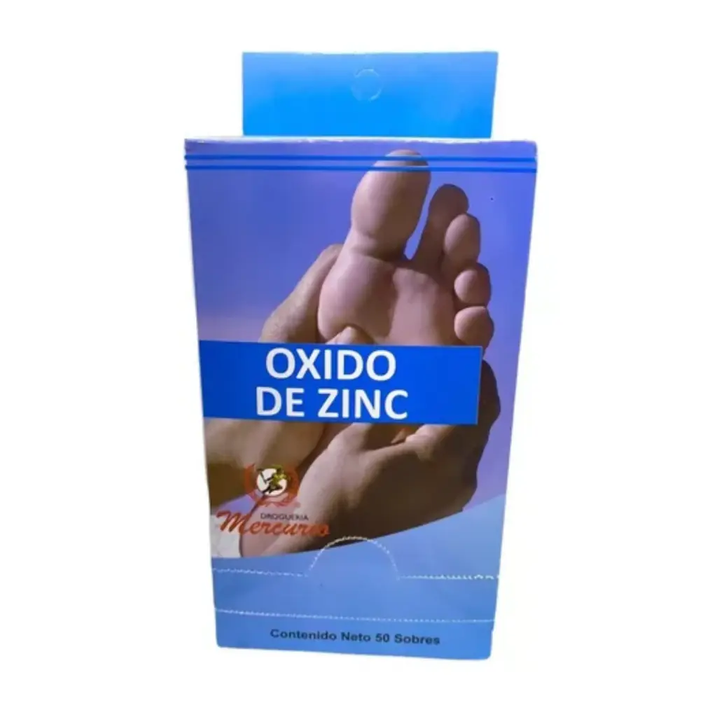 OXIDO DE ZINC  PAQUETE C/25 SOBRES (OXIDO DE ZINC)(DROGUERIA MERCURIO)