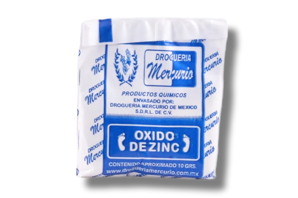 OXIDO DE ZINC  PAQUETE C/25 SOBRES (OXIDO DE ZINC)(DROGUERIA MERCURIO)