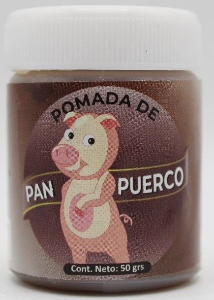 POMADA DE PAN PUERCO 50 GR VASELINA/CANELA/CONTRAHIERBA/JENGIBRE (DROGUERIA MERCURIO)