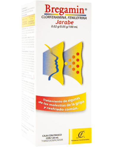 BREGAMIN C/120ML JBE (CLORFENAMINA, FENILEFRINA)(F. CONTINENTAL)