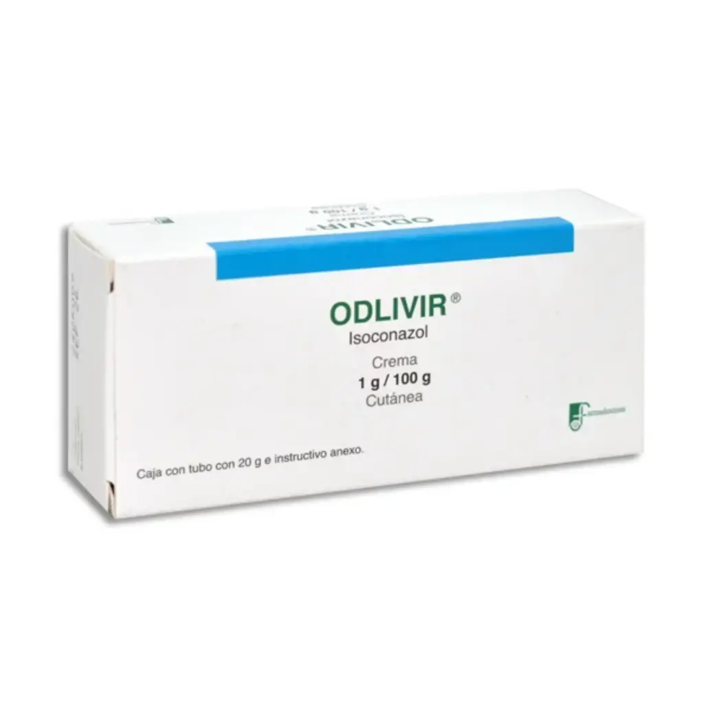 ODLIVIR CREMA 1GR/100GR TUBO C/20GR (ISOCONAZOL)(FARMADEXTRUM)