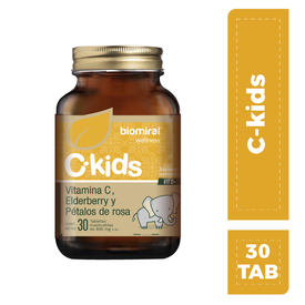 C-KIDS CON 30 TAB MASTICABLES (VITAMINA C)(FARMIRAL/BIOMIRAL)