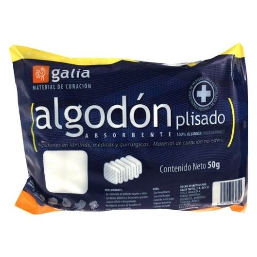 ALGODON PLISADO BOLSA C/50GR (IVA)(GALIA TEXTIL)