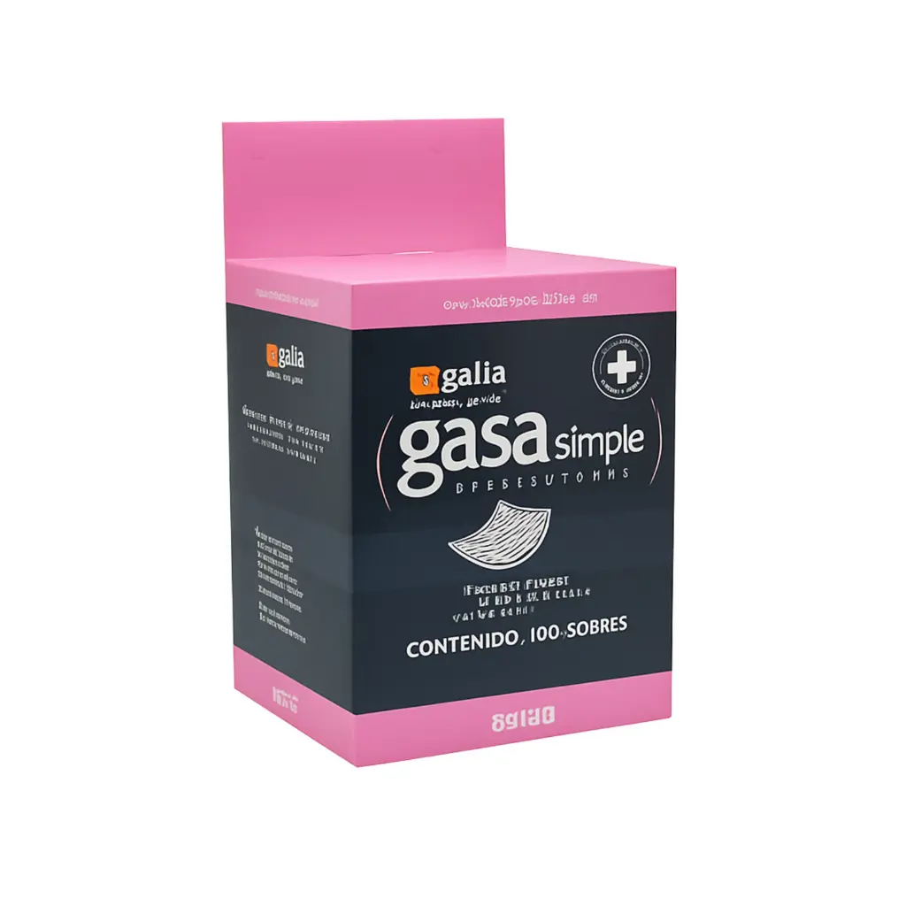 GASA "CAJA" 10X10CM C/100 PIEZAS (IVA)(GALIA TEXTIL)