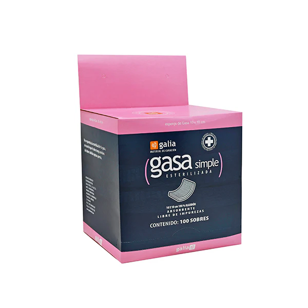 GASA 7.5X5CM C/100PZS (IVA)(GALIA TEXTIL)