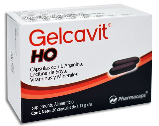 GELCAVIT HO CAPS C/30 (VITAMINAS Y MINERALES)(GELCAPS/PHARMACAPS)