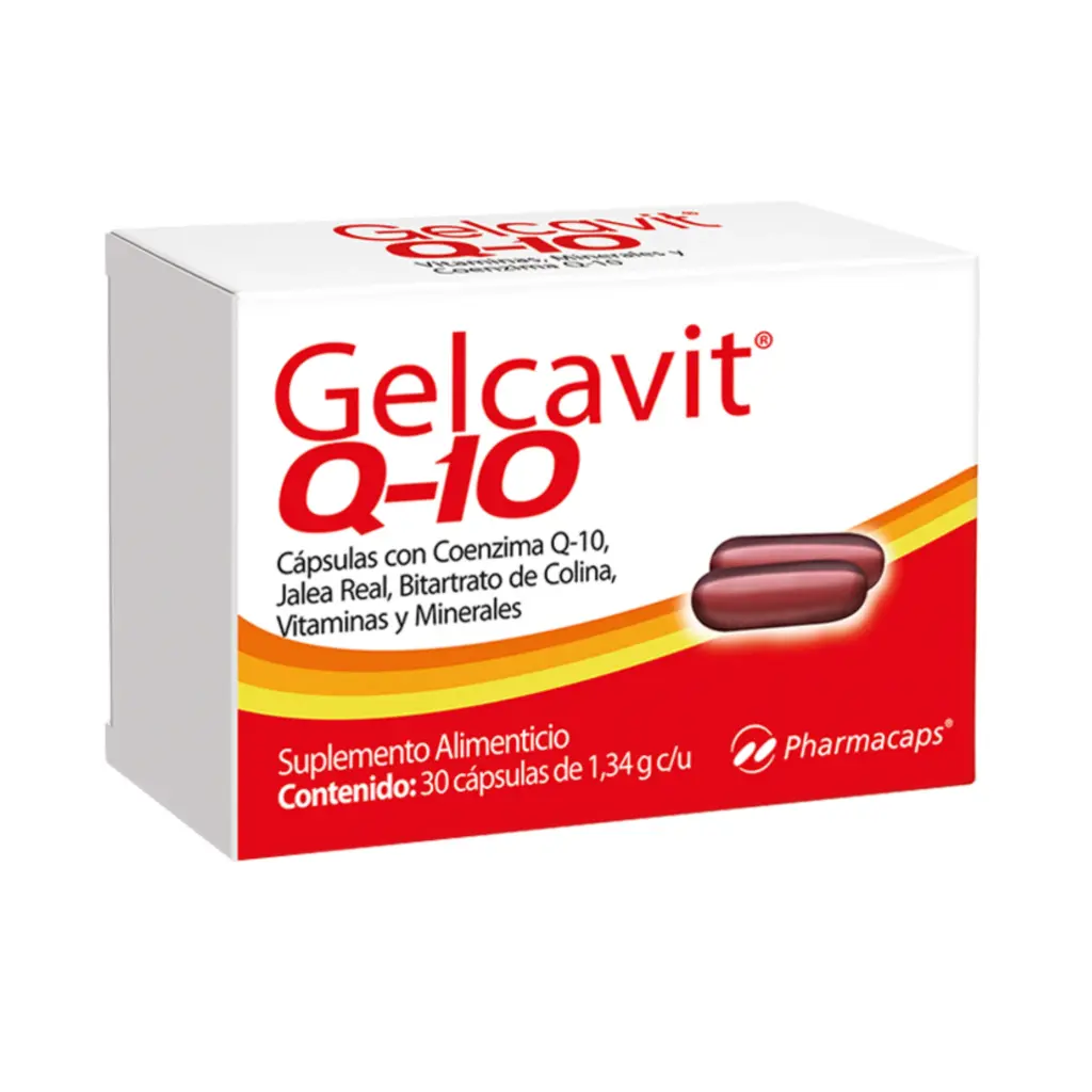 GELCAVIT Q-10 CAPS C/30 (MULTIVITAMINAS/MINERALES/COENZIMAS Q10)(GELCAPS/PHARMACAPS)