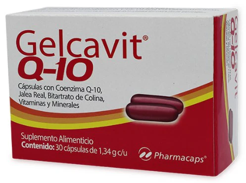 GELCAVIT Q-10 CAPSULAS C/30 - MULTIVITAMINAS/MINERALES/COENZIMAS Q10 
( GELCAPS/PHARMACAPS )