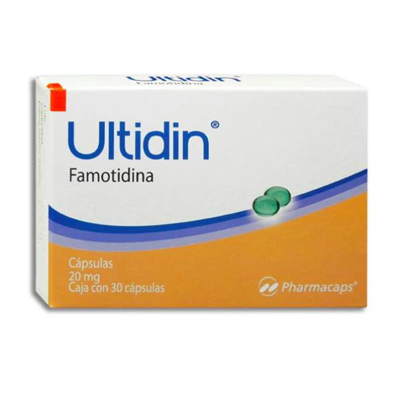ULTIDIN CAPSULAS 20 MG C/30- FAMOTIDINA ( GELCAPS/PHARMACAPS )