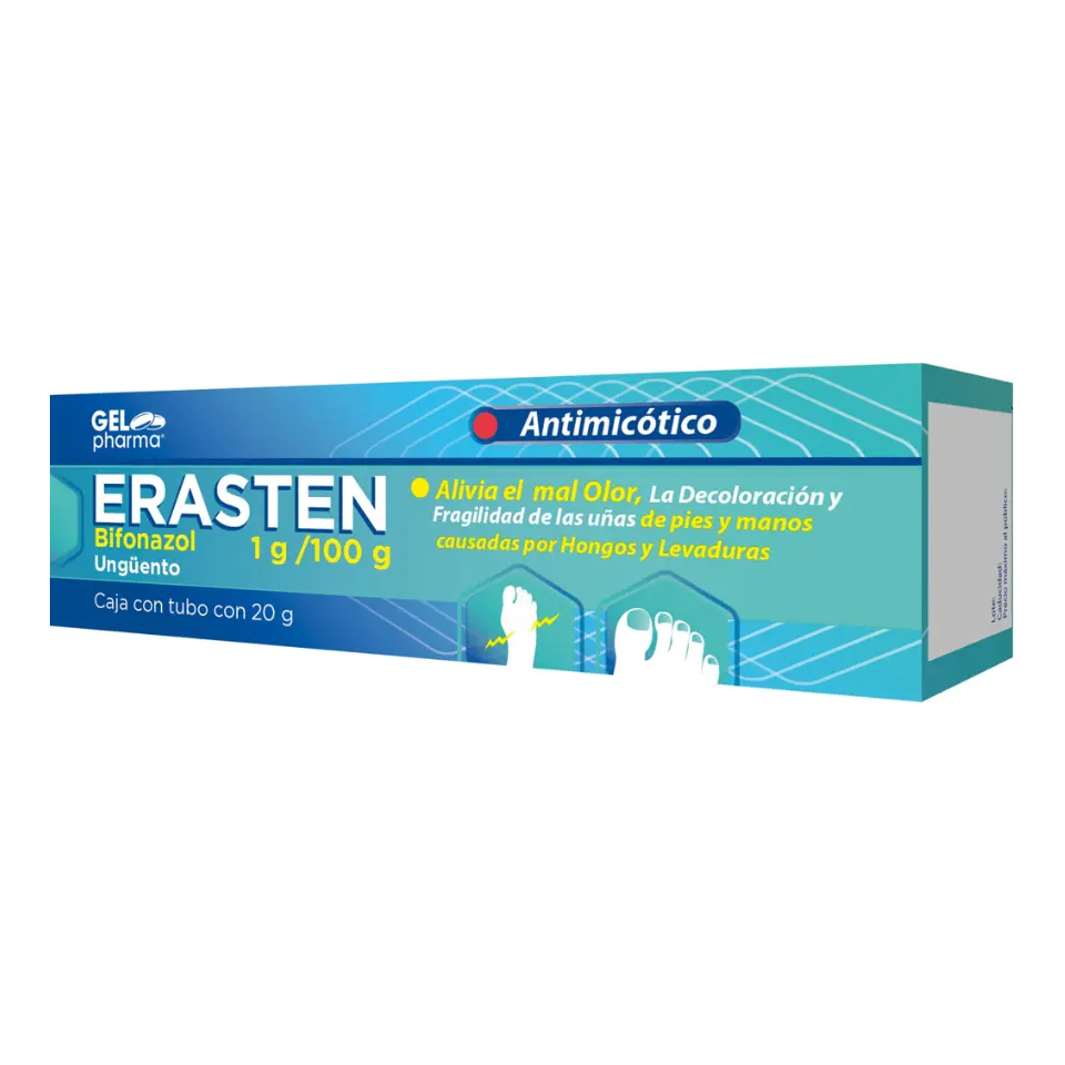 ERASTEN 1% C/20G UNGÜENTO (BIFONAZOL)(GELPHARMA)