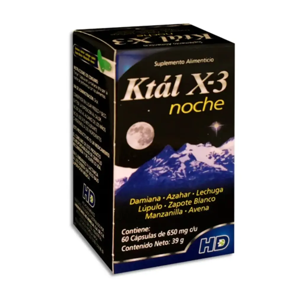 KTAL X-3 NOCHE CAPS C/60 (HD MORELIA)