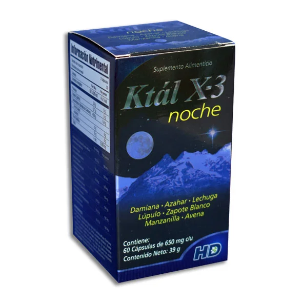 KTAL X-3 NOCHE CAPSULAS C/60(HD MORELIA)