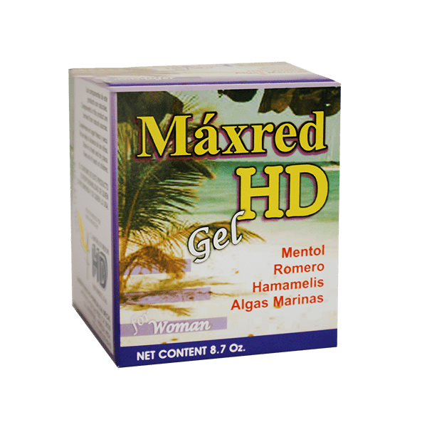 MAX RED GEL MUJER  (MORADO) GEL C/250 GR (HD MORELIA)