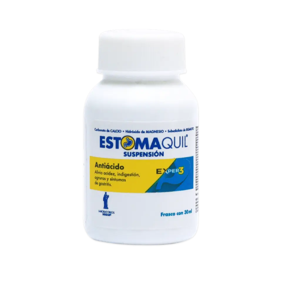 ESTOMAQUIL EXPER3 SUSPEN 30ML (BISMUTO/MAGNESIO/CALCIO)(HIGIA)