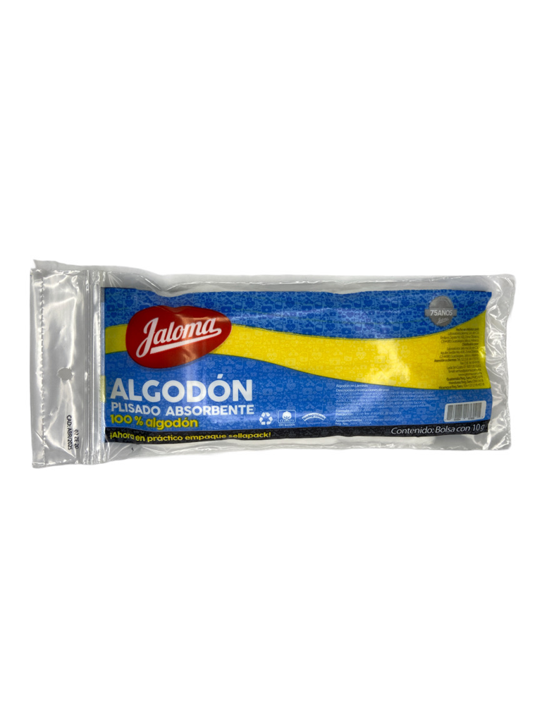 ALGODON ROLLO BOLSA C/10GR (IVA)(JALOMA)