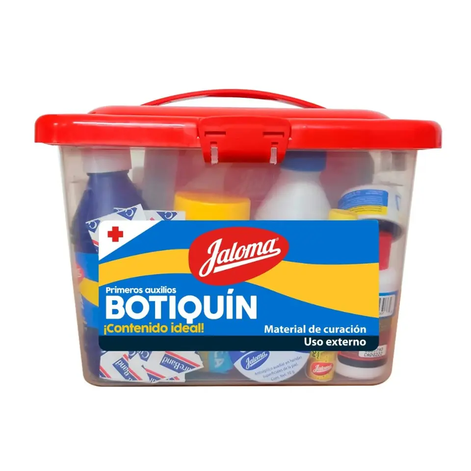 BOTIQUIN CAJA PLASTICA (IVA)(JALOMA)