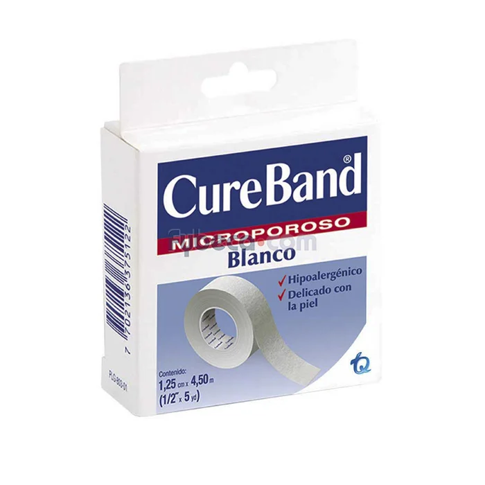 CINTA BCA QUIR MICRO 1.25CMX4.5M CAJA 1 PZA CURE BAND (IVA)(JALOMA)