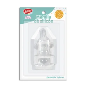 MAMILA DE SILICON BLISTER C/3 PZAS (IVA)(JALOMA)