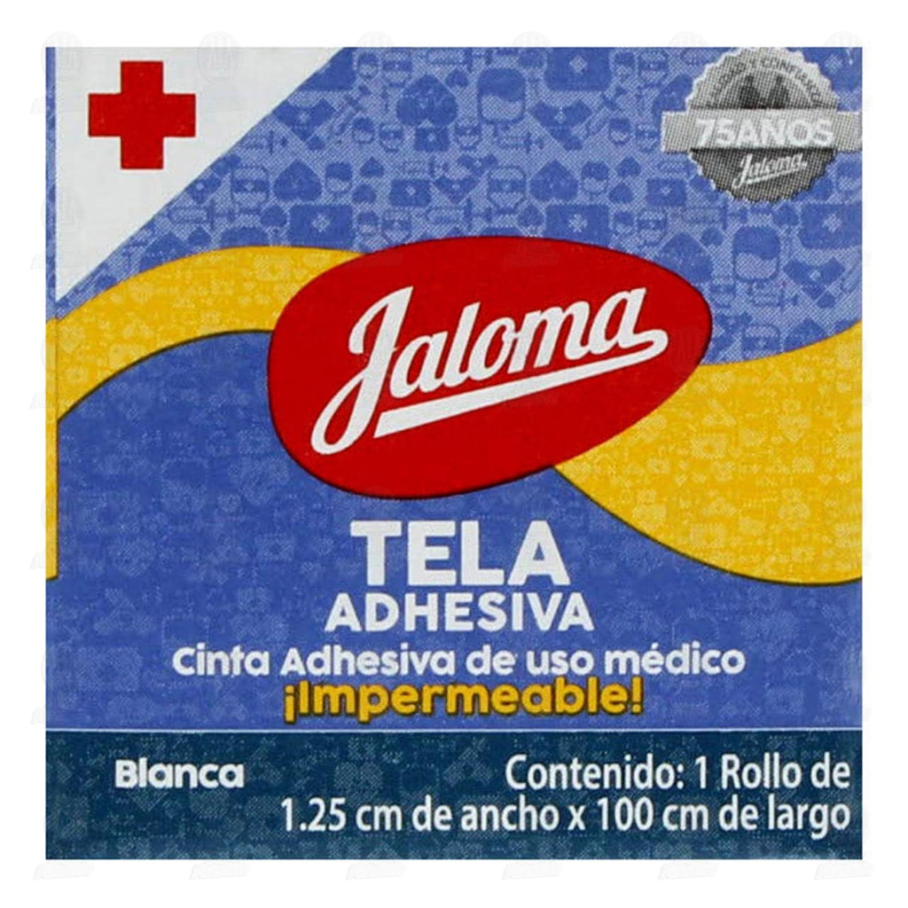 TELA ADHESIVA 1.25 CM X 100 CM ( JALOMA )( IVA )( JALOMA )