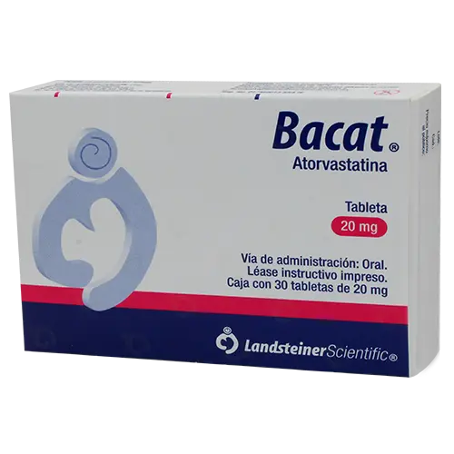 BACAT 20MG C/30 TABS (ATORVASTATINA)(LANDSTEINER)