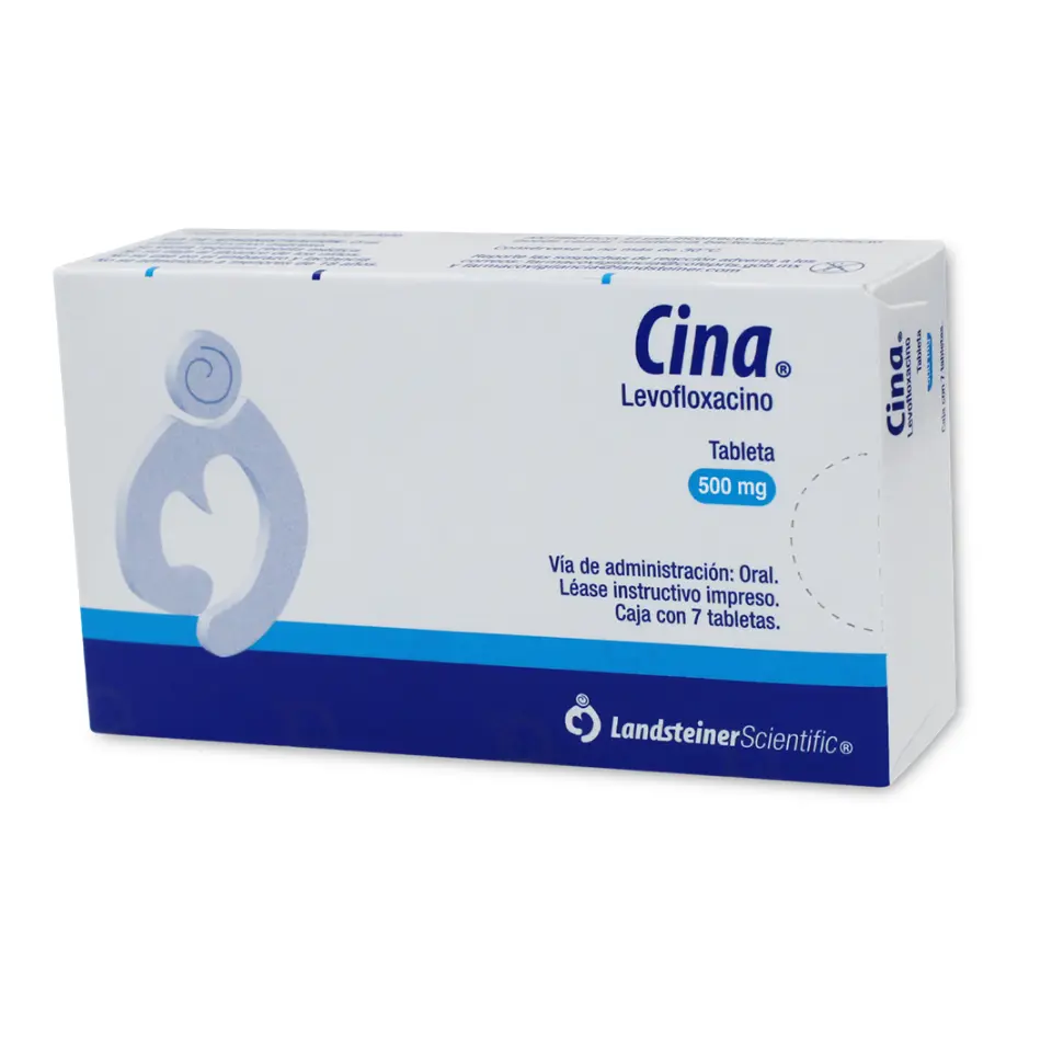 CINA 500MG C/7 TABS (LEVOFLOXACINO)(LANDSTEINER)