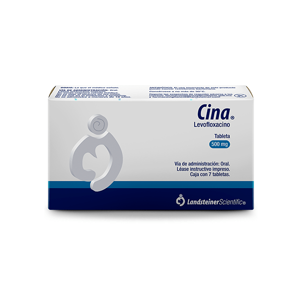 CINA 500MG C/7 TABS (LEVOFLOXACINO)(LANDSTEINER)