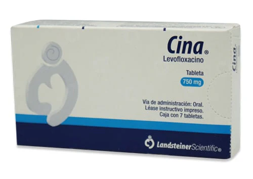 CINA 750 MG C/7 TABS (LEVOFLOXACINO)(LANDSTEINER)