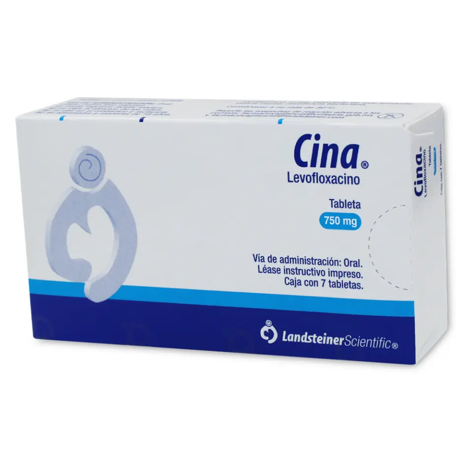 CINA 750MG C/7 TABS (LEVOFLOXACINO)(LANDSTEINER)