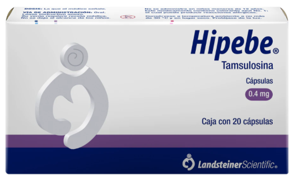 HIPEBE 0.4 MG C/20 CAPS ( TAMSULOSINA ) ( LANDSTEINER )