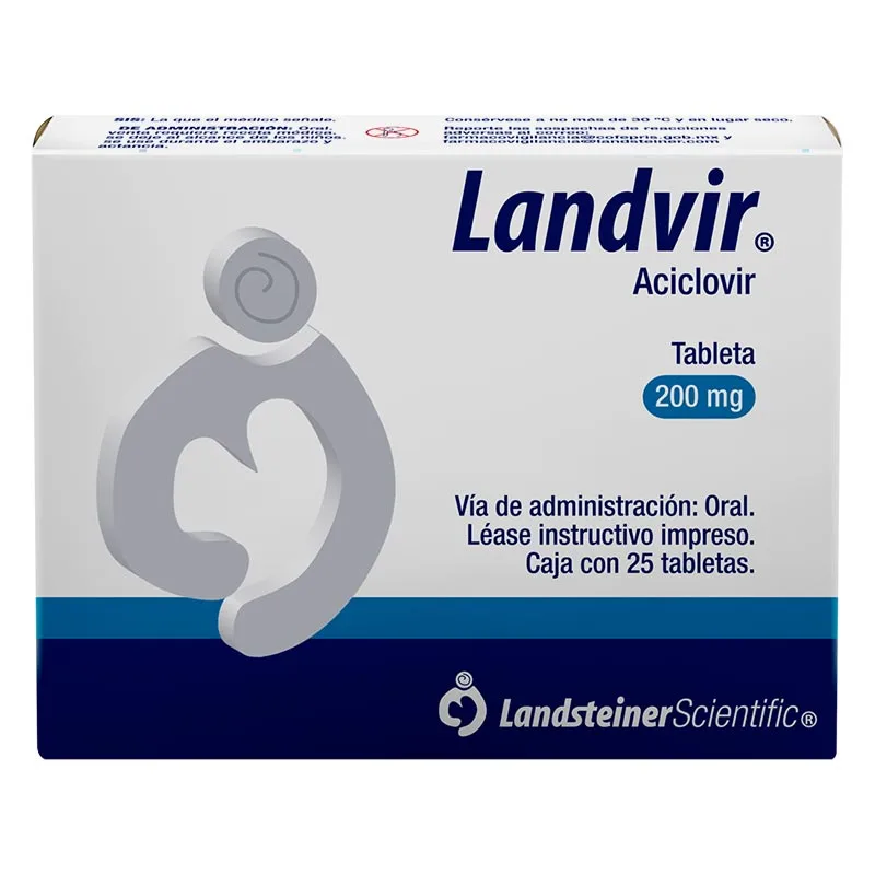 LANDVIR 200 MG C/25 TABS (ACICLOVIR)(LANDSTEINER)