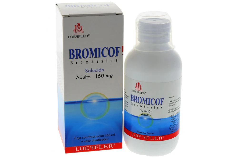 BROMICOF ADULTO 160MG C/100ML SOL (BROMHEXINA)(LOEFFLER)