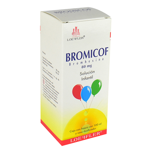 BROMICOF INFANTIL 80MG C/100ML SOL (BROMHEXINA)(LOEFFLER)