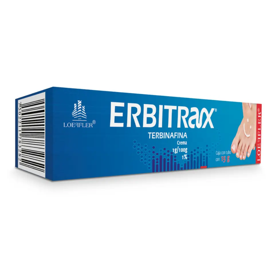 ERBITRAX 1 % C/15G CREMA (TERBINAFINA) (LOEFFLER)