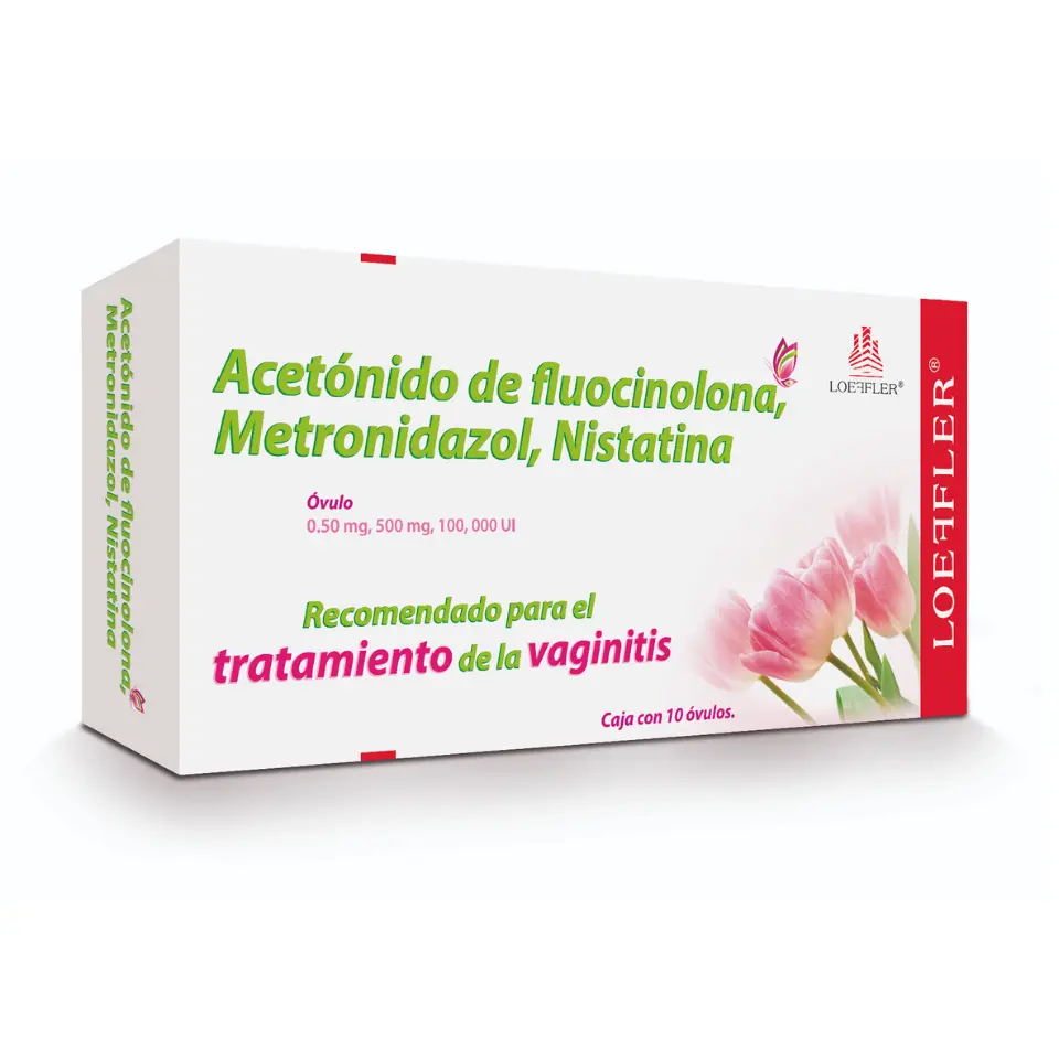 GYNOFLFLER V C/10 OVULOS (FLUOCINOL/ METRONIDA/NISTATINA) (LOEFFLER)