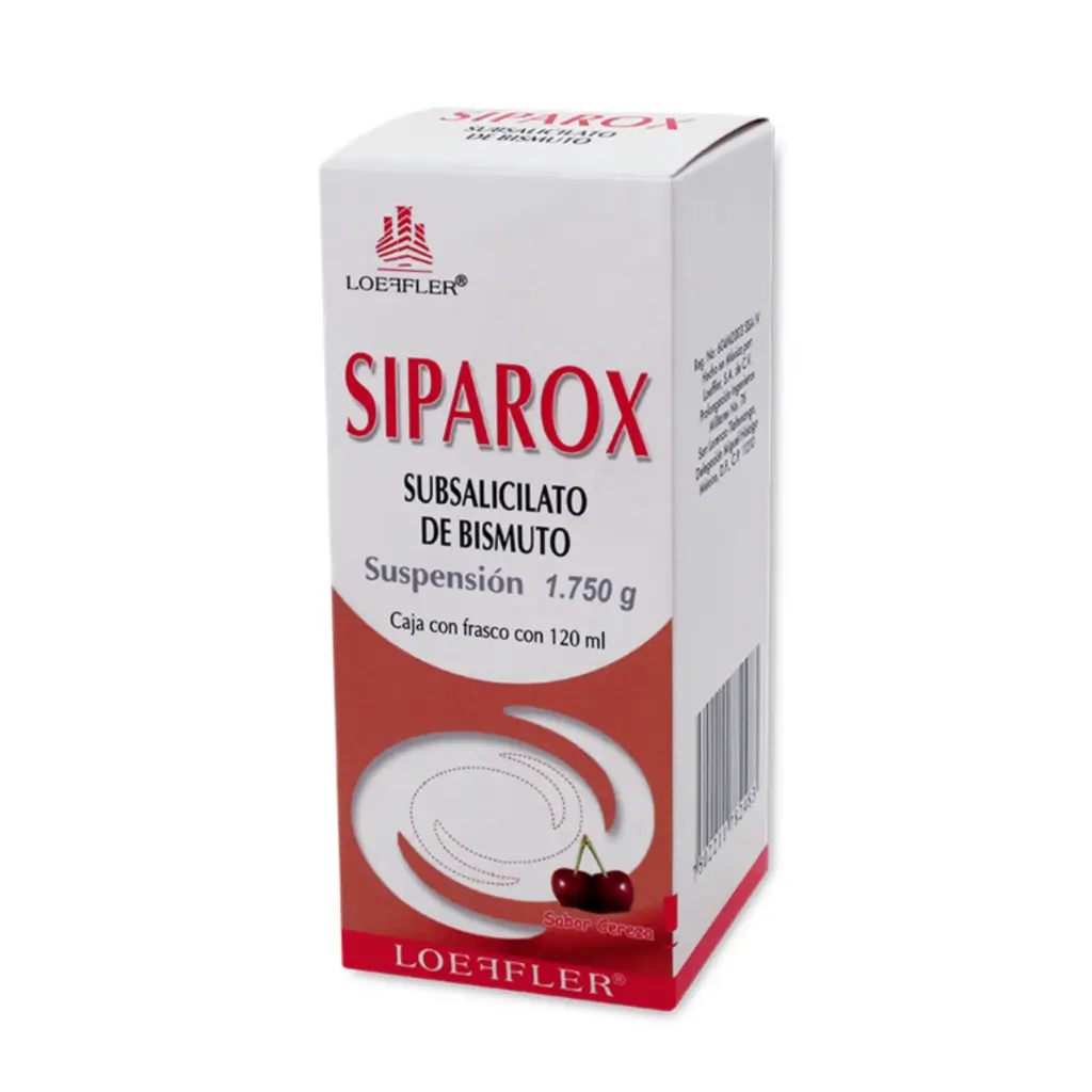 SIPAROX 1.75G C/120ML SUSP (SUBSALICILATO DE BISM)(LOEFFLER)