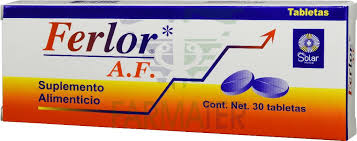 FERLOR AF 15 MCG C/30 TABS ( AC FOLICO, FUMARATO F) ( IVA )(SOLAR MEDICAL)