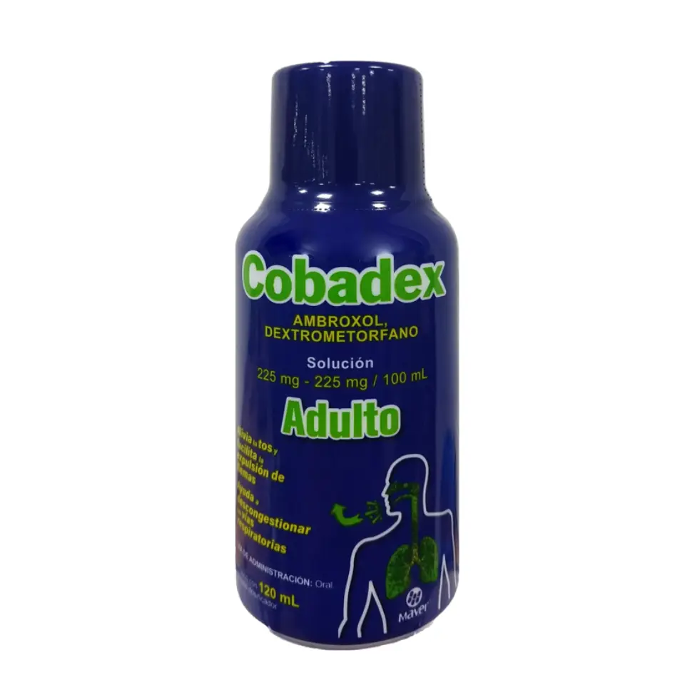 COBADEX AD C/120ML SOL (AMBROX, DEXTROMETORFANO)(MAVER)