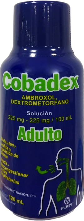 COBADEX AD C/120ML SOL (AMBROX, DEXTROMETORFANO)(MAVER)