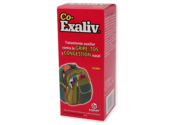 COEXALIV C/120 ML JBE ( FENILEFRINA, CLORFENAMINA, GUAIFENESINA, PARACETAMOL )(MAVER)