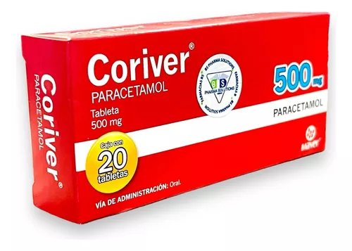 CORIVER 500MG C/20 TABS (PARACETAMOL)(MAVER)