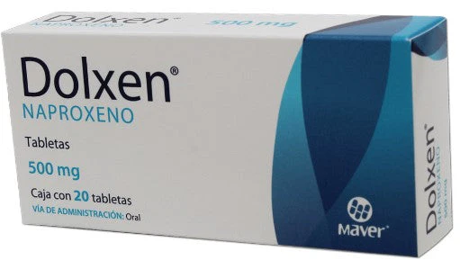 DOLXEN 500 MG C/20 TABS ( NAPROXENO )(MAVER)