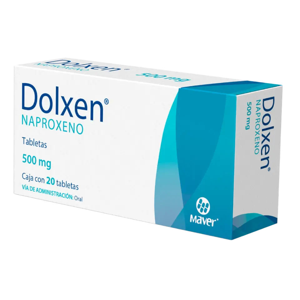 DOLXEN 500MG C/20 TABS (NAPROXENO)(MAVER)