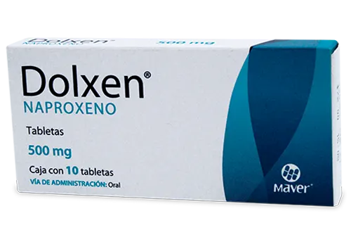 DOLXEN 500 MG. C/10 TAB - NAPROXENO (MAVER)