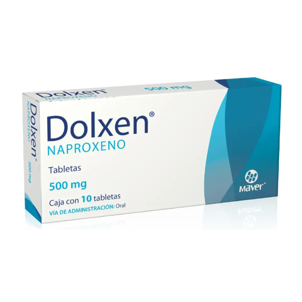 DOLXEN 500MG C/10 TAB (NAPROXENO)(MAVER)