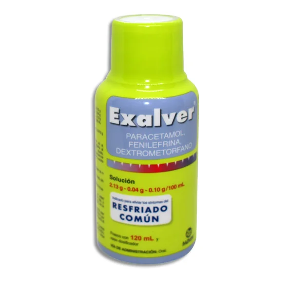 EXALVER C/120ML JBE (DEXTROMET, FENILEF, PARACET)(MAVER)