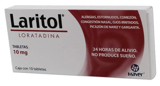 LARITOL 10 MG C/10 TABS (LORATADINA)(MAVER)