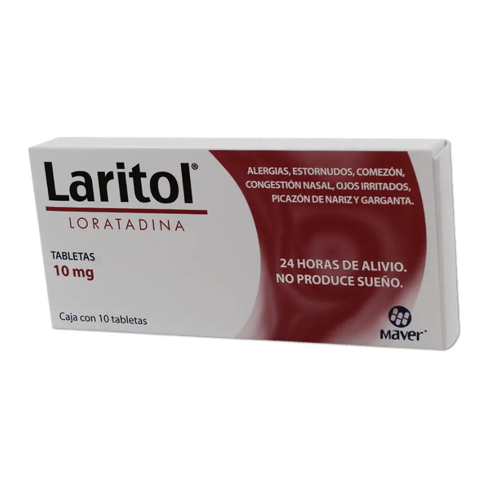 LARITOL 10MG C/10 TABS (LORATADINA)(MAVER)