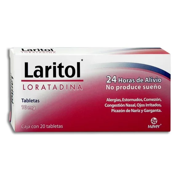 LARITOL 10 MG C/20 TABS (LORATADINA)(MAVER)