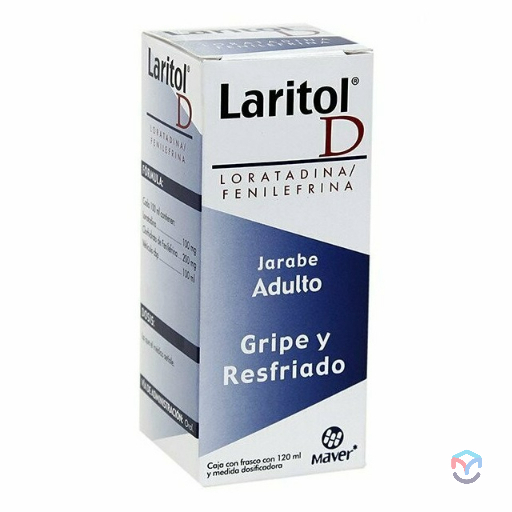 LARITOL D AD C/120ML SOL (FENILEFRINA, LORATADINA)(MAVER)