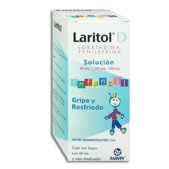 LARITOL D INF C/60ML SOL (FENILEFRINA, LORATADINA)(MAVER)
